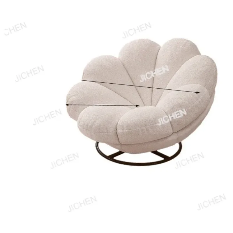 

Can Sleep or Lie Down Single Leisure Recliner Balcony Chair Swivel Bedroom Small Indoor Furniture