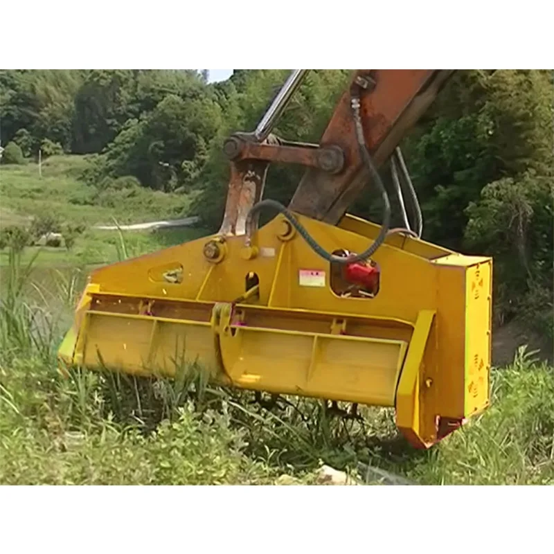Bagger Freischneider und Dreschflegelmäher Forstmäher Rasenmäher für Bagger