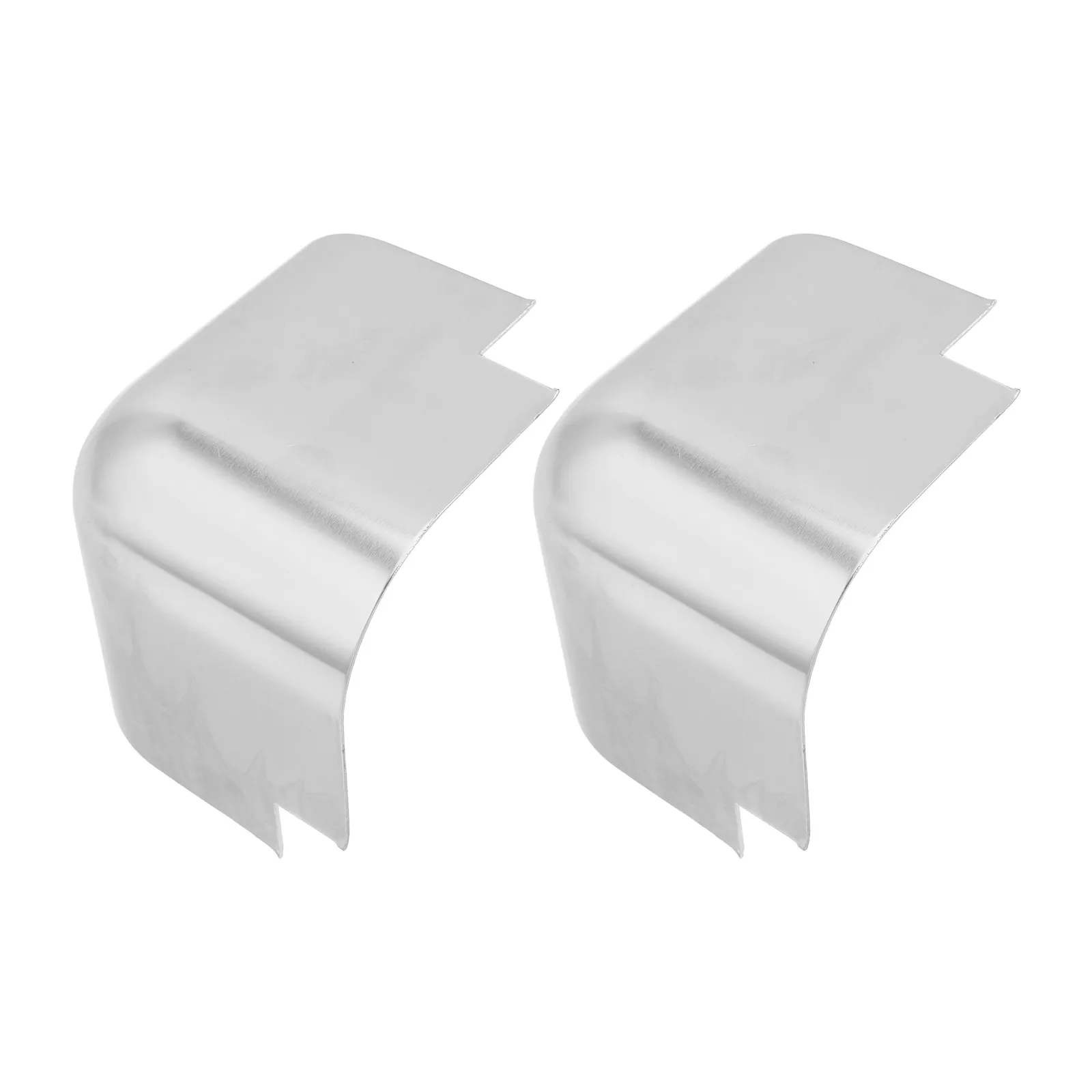 2Pcs Truck Edge Protectors Reinforced Aluminum Corner Wrap for Refrigerated Body Cargo Load Metal Guards Shipping Containers