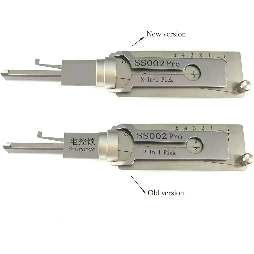 Original Lishi SS002 Pro 2 in 1 Locksmith Tools for Home Door Civil Locks