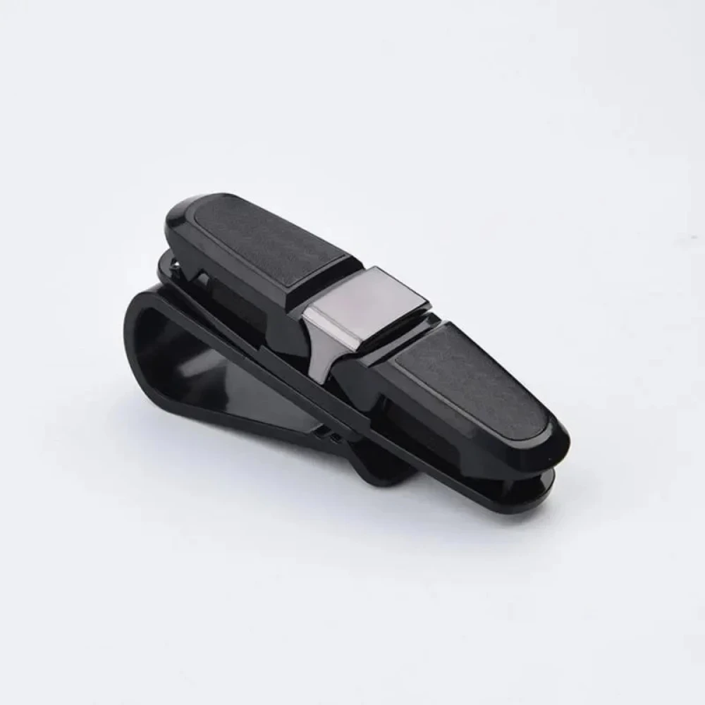 

Carbon Fiber Car Sunglasses Frame - Multi-Function Glasses Clip & Card Holder