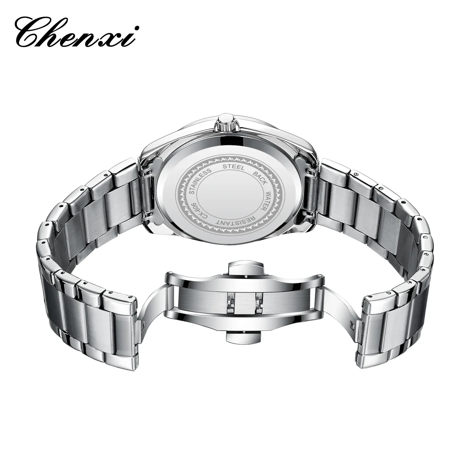 CHENXI Orologio da uomo NUOVO 2025 Calendario della moda Orologi da lavoro al quarzo Orologio da polso da uomo luminoso impermeabile in acciaio inossidabile