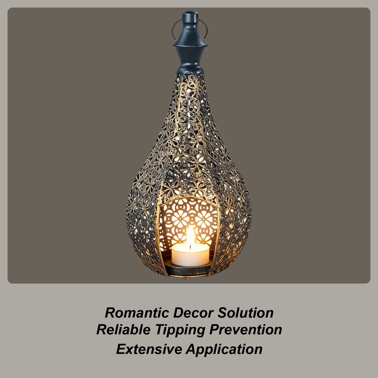 

Подсвечник полый дизайн подставка для лампы декоративный подсвечник для улицы патио крыльцо Крытый свадебный прием Рождество