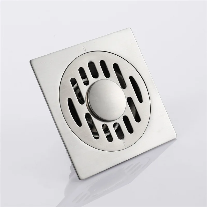 10cm Stainless Steel Floor Drains Anti-odor Drainer Bathtub Ground Leakage Shower Strainer Washing Machine Floor Drain