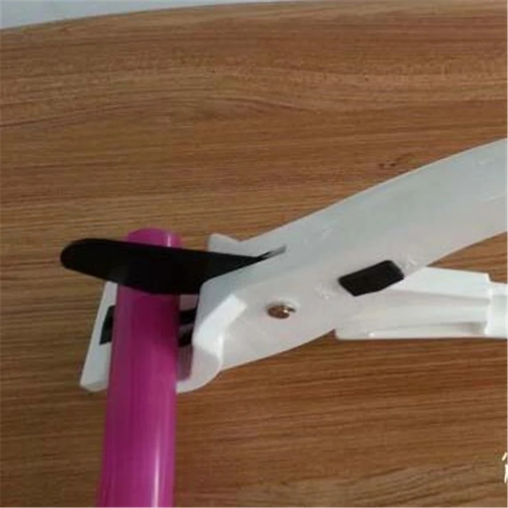 NEW PPR Fast-cutting Trade Scissors PPR Scissors PVC PE White Aluminum Plastic Tube Scissors With Round Device