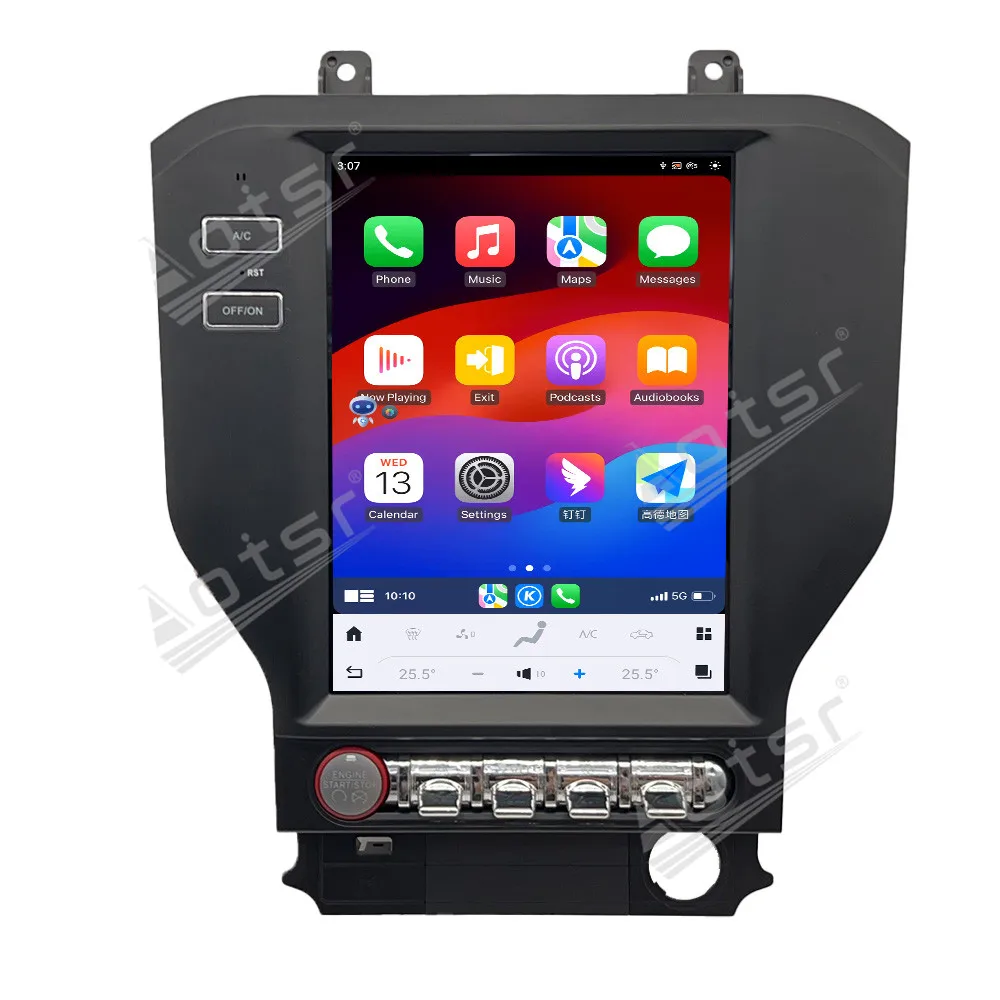 9.7'' Android 13 For Ford Mustang 2015-2021 Touch Car Screen Navigation Apple Carplay Car Radio DSP BT Multimedia Player 4G WIFI