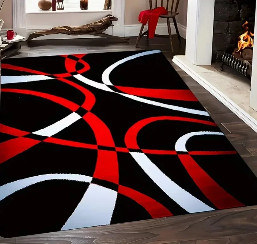 Snitching Area Rug Modern Style Living Room Carpet Hand Mat for Home Room Spring Decor Gift Balcony Entryway Corridor Aisle Mat