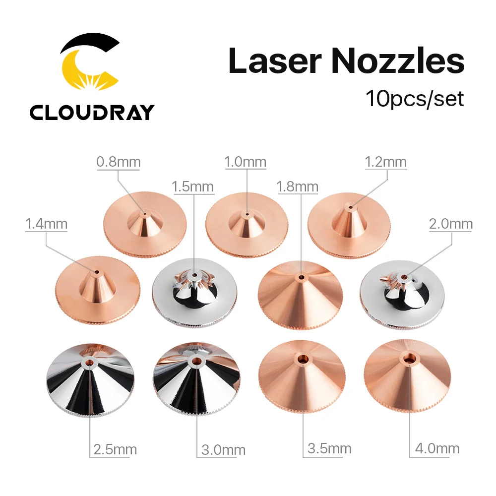 Imagem -06 - Cloudray-cnc Soldagem Laser Bicos Raytools Dia 32 mm H15 Calibre 0.86.0 Camadas Simples e Duplas Máquina Cnc 10 Pcs