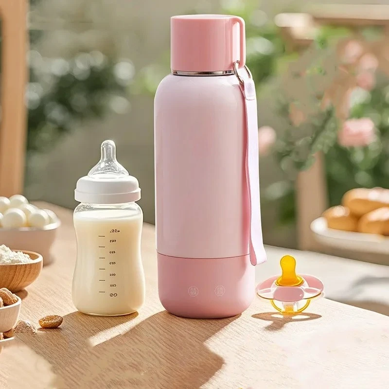 Para Bouilloire Electrique Sans Fil Portátil De 500ml, Tasse Chauffante Inteligente, Bouilloire Isolante Pour Nouveau-né,
