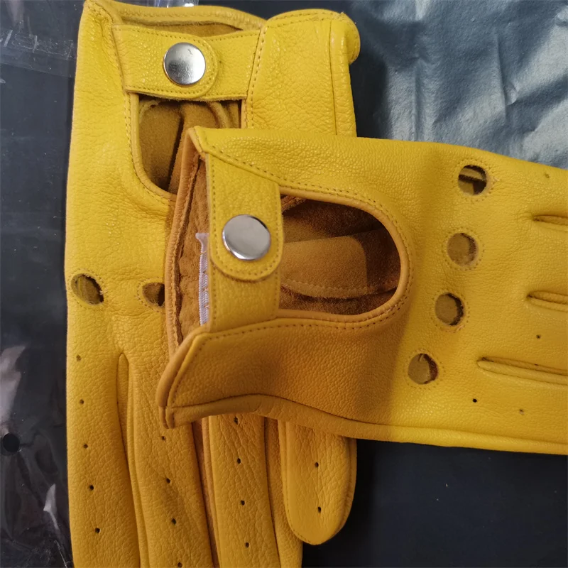 Schaffell weiche Fahrrad handschuhe Männer Retro Motorrad dünne Luva Sport Handschuh Radfahren Reiten Racing Guantes taktische Leder handschuhe