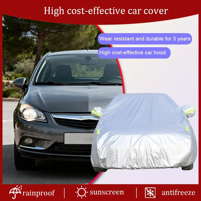 

Suitable for Opel Carr 2014-2023 outdoor car sunshade, anti-ultraviolet, rain, snow, wind shield, thick car cover