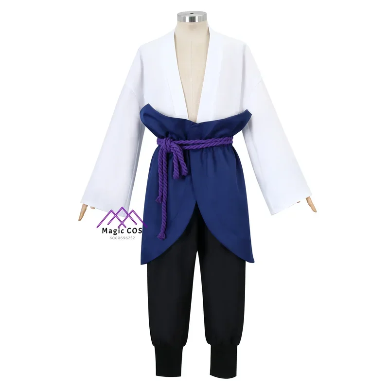 Учиха Саске, горячая распродажа, карнавальный костюм с париком, аниме-костюм для взрослых и детей, Новое поступление на Хэллоуин, одежда в стиле комиксов, наряд @ 0Z *