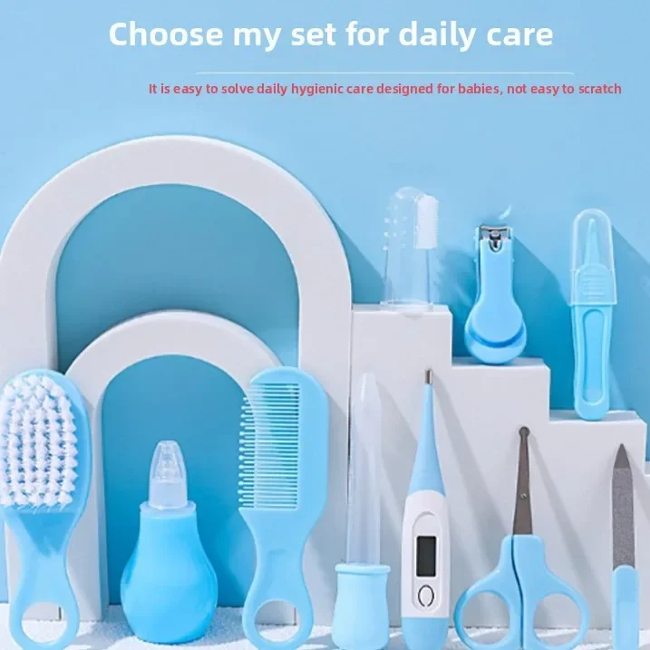 

Newborn Care Set Nasal Suction Device Baby Nail Clipper 10 Piece Set Baby Nail Clipper