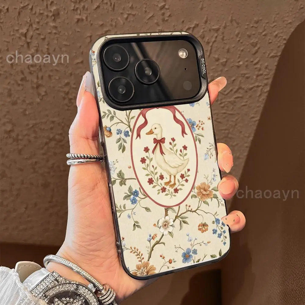 

Floral texture design Phone Case case for iPhone17 16 15 14 13 12 11 Pro/ Max/Plus shock-proof rear cover anti-fingerprint