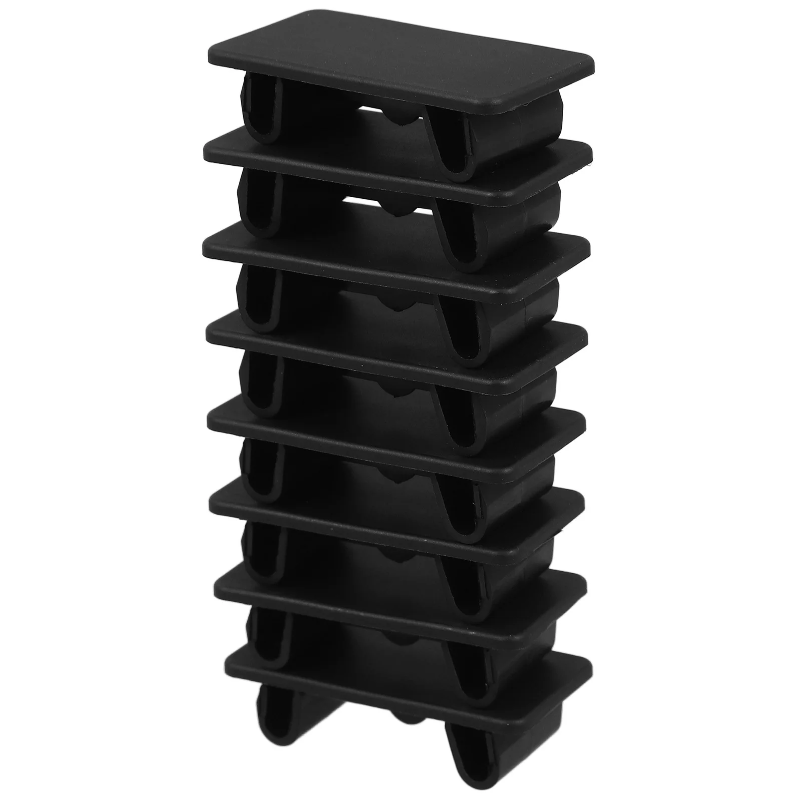 

8Pcs Black Rocker Switch Plug Durable ABS Material Easy Installation Standard Switch Hole Covers for Car Enthusiasts