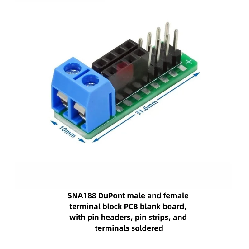 SNA188 DuPont Male and Female Terminal Blocks DIY Electronic Building Blocks 2.54 Accessories for Arduino Makers