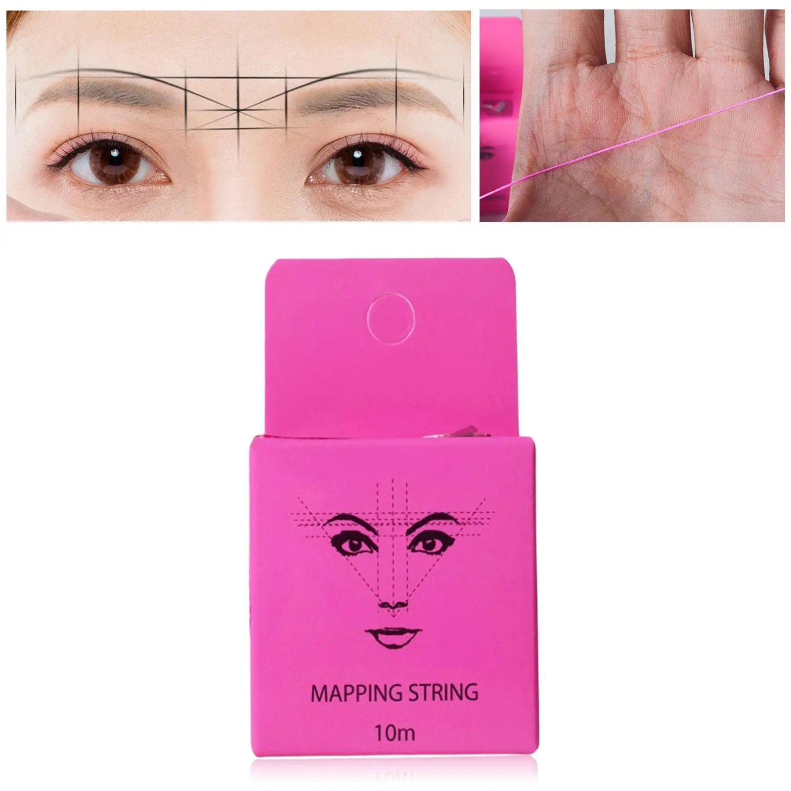 10M Pre-Inked Mapping String Thread for Microblading Eyebrow Girls