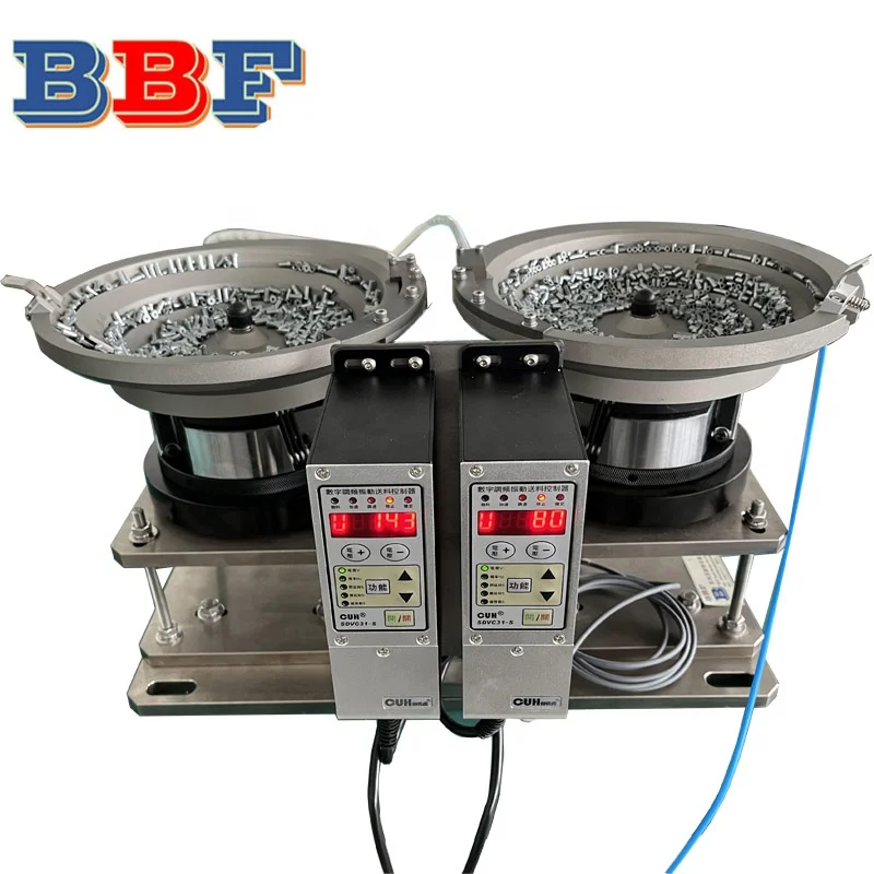 Mesin Pengumpan Mangkuk Sekrup Getaran Otomatis Tipe Getaran Orienting Multi-saluran Kelas Tinggi