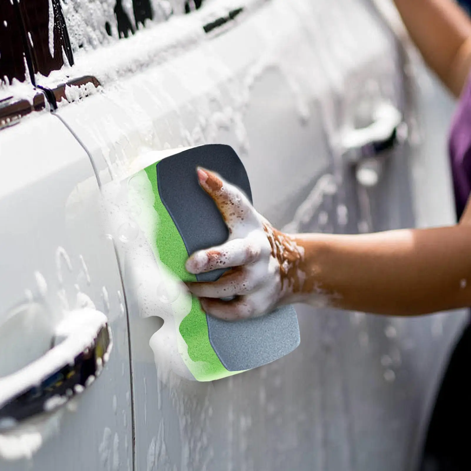 Car Wash Sponge 3 Layer Large Sponges High-density Car Washing Sponge Block Auto Detailing Foam Cleaning Tools Car Accessories