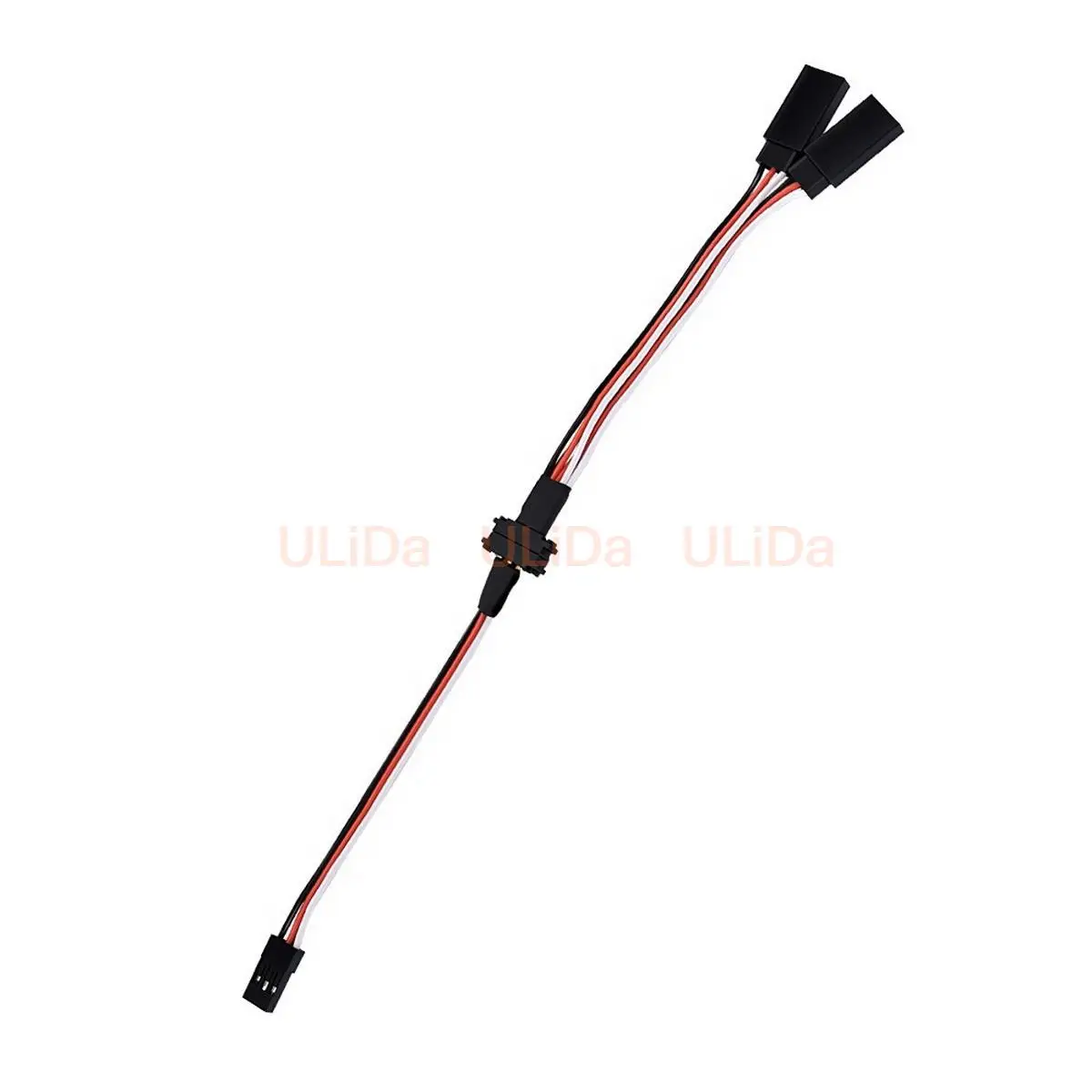 Fil d'extension magnétique à 3 broches 1 à 2 Y mâle à femelle, câble de 228mm pour voitures RC, bateau, avion, modèles de bricolage