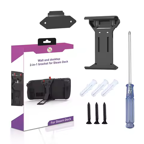 New For Steam Deck Portable Desktop Bracket Wall Mounted Storage Bracket Can Store TF Memory Card