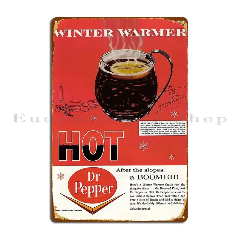 Hot Dr Pepper Metal Sign Club Design Cinema Create PaintingTin Sign Poster