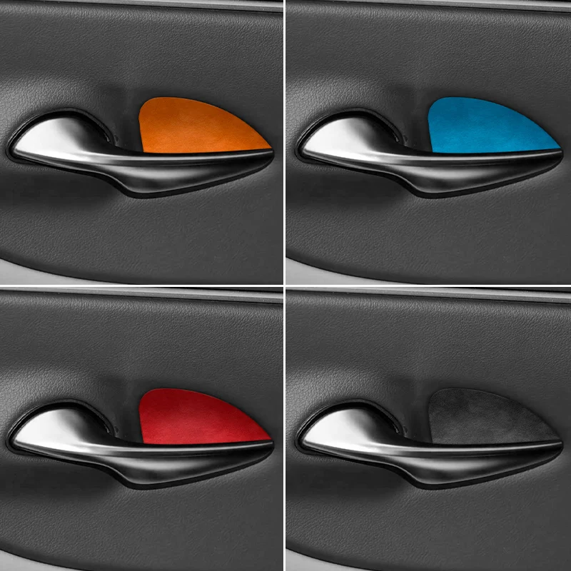 

Made of Alcantara For Lexus ES200 ES300h (2018-2026) Inside Door Handle Bowl Cover Trim Sticker Car Interior Tuning Accessories