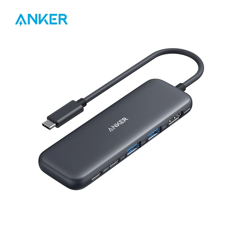 Док-станция Anker 332 USB-C Hub 5 в 1, USB c, внешняя графическая карта для ноутбуков, 5 гигабайтов в секунду