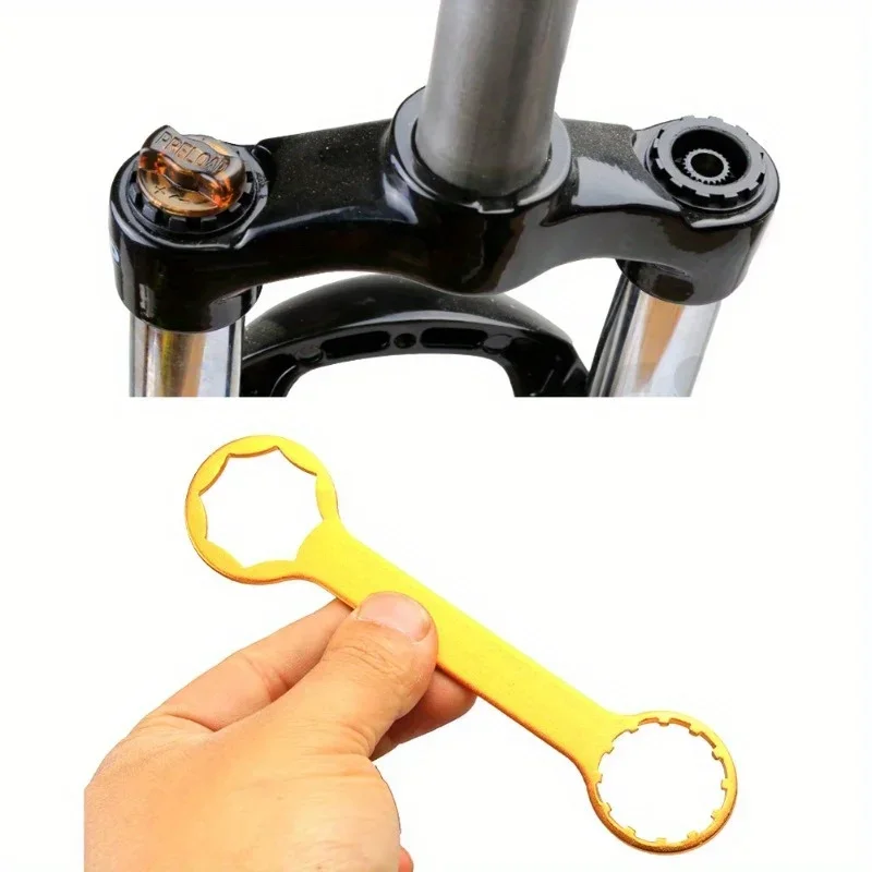 Bike Front Fork Repair Tool for SR Suntour XCR/XCT/XCM/RST Front Fork Cap Wrench Disassembly Tools Bicycle Accessories