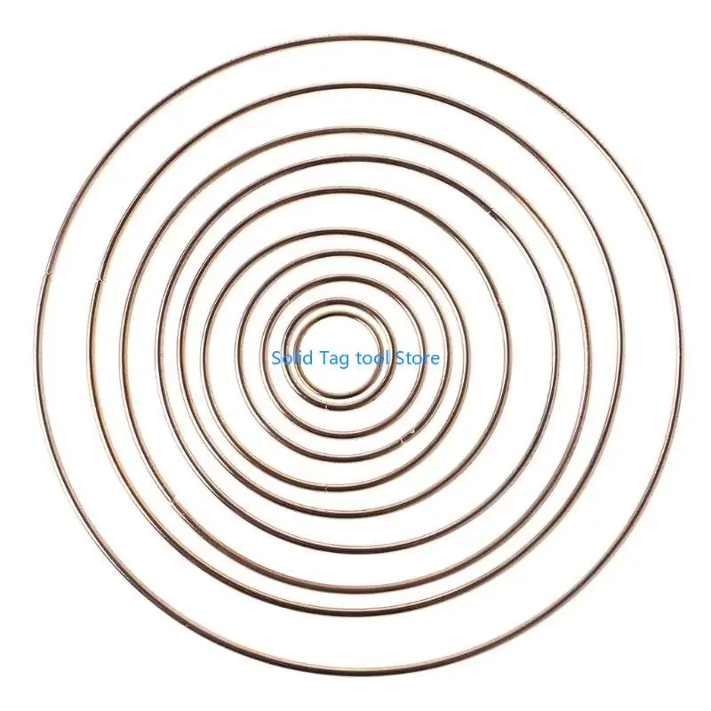 4xfd Round DreamCatch Circle Gold Color Round Wire Wire Making