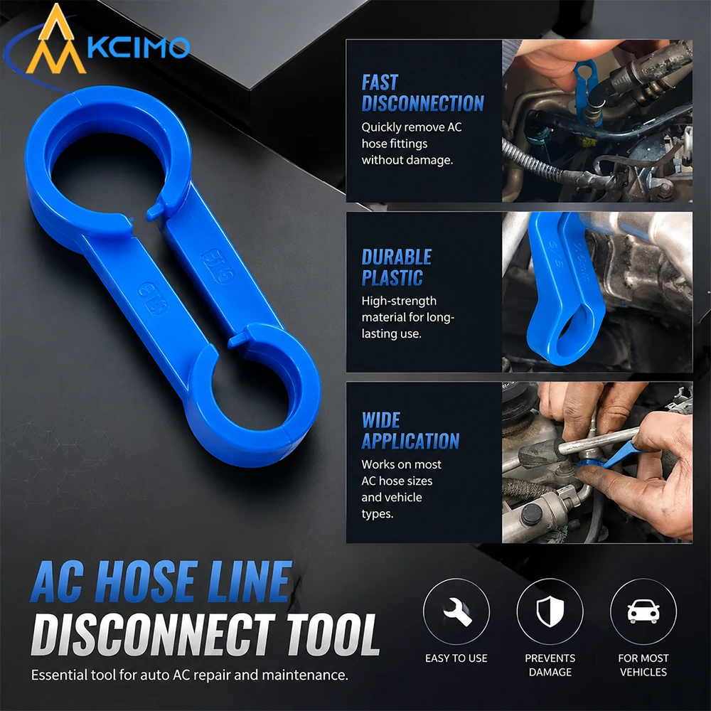 7PCS KCIMO Automotive Fuel And AC Line Quick Disconnect Plastic Remover Tool Set for Vehicle Maintenance