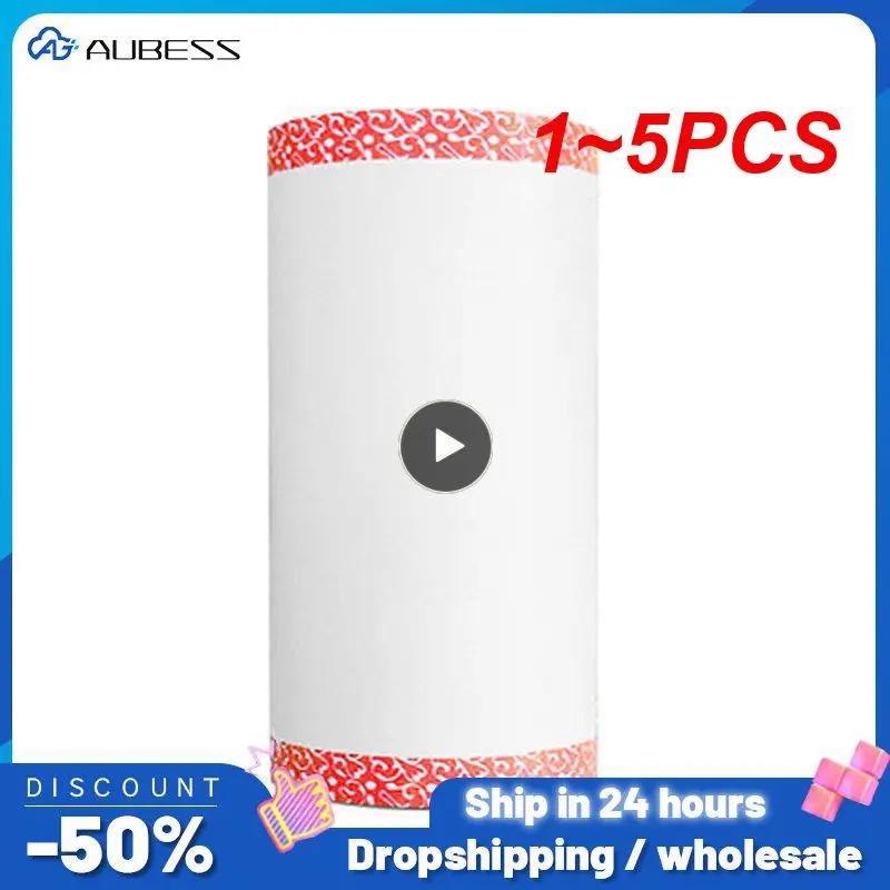 1~5PCS Multicolor Thermal Paper Sticker Paper Label Paper Photo Paper Mini Printable Sticker Roll Thermal Printers Clear