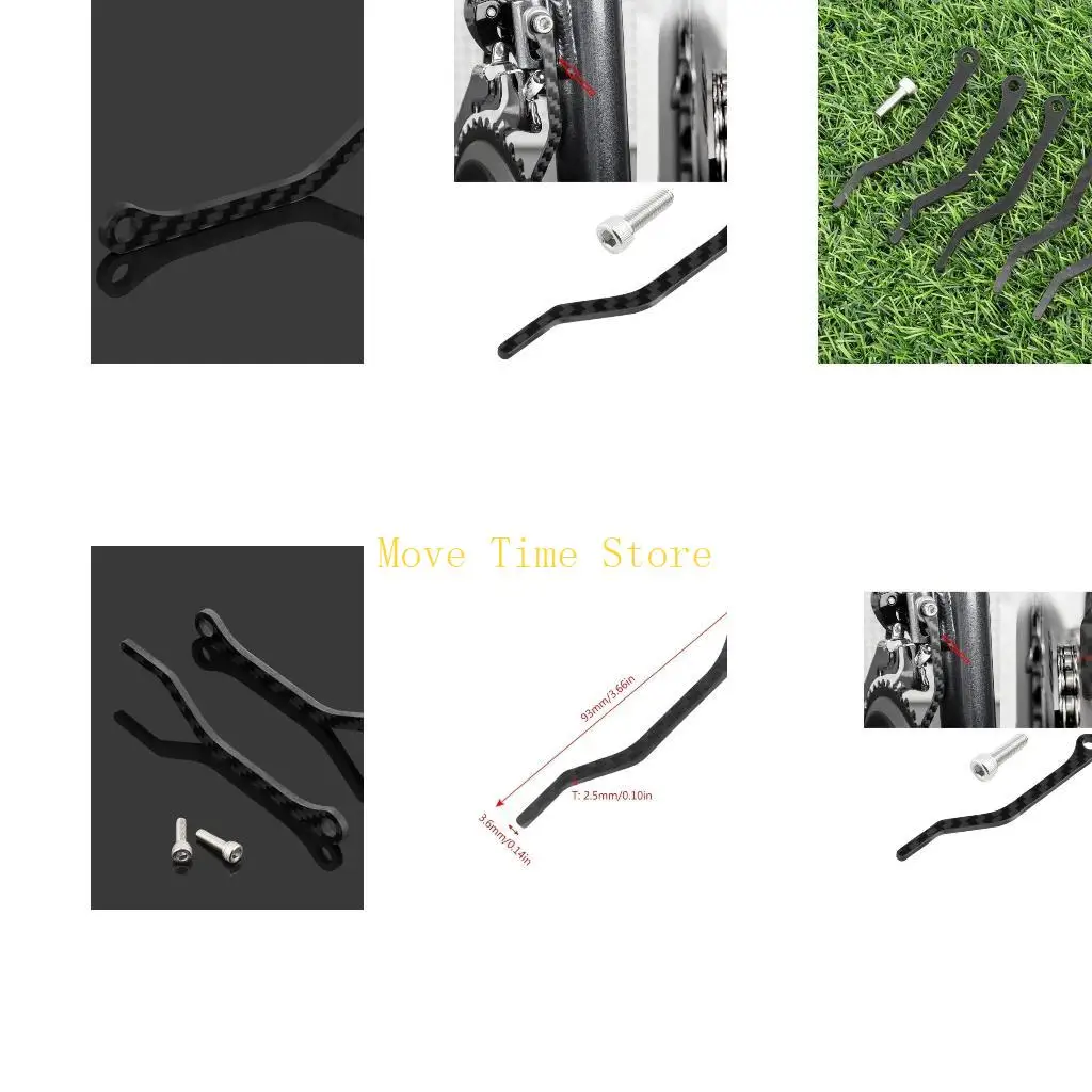 92ME Road Bike Chain Catcher Replacement Carbon Fiber Chain Catcher Carbon Fiber Bike Chain stabilizers light weight Drop Keeper