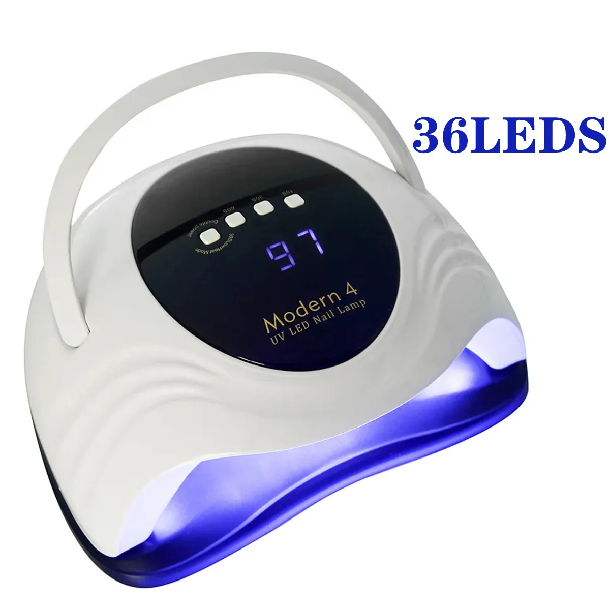 Modern 4 Nail Dryer UV Nail Lamp For Manicure Nail Drying Lamp 36 LEDS UV Gel With LCD Display UV Lamp For Manicure Salon