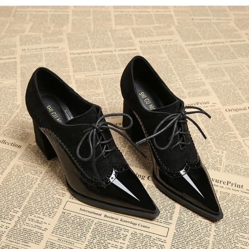 Single Shoes Women's 2025 Spring, Autumn and Winter New Fashion Pointed Toe Women's High Heels This Year