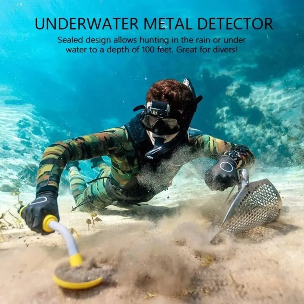 Pulse Induction Handheld Waterproof Pin Metal Detector 750 Gold Metal Detector