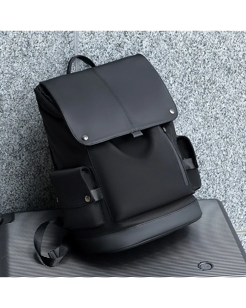 Commuter backpack men's large-capacity business travel waterproof computer backpack lightweight travel college student schoolbag
