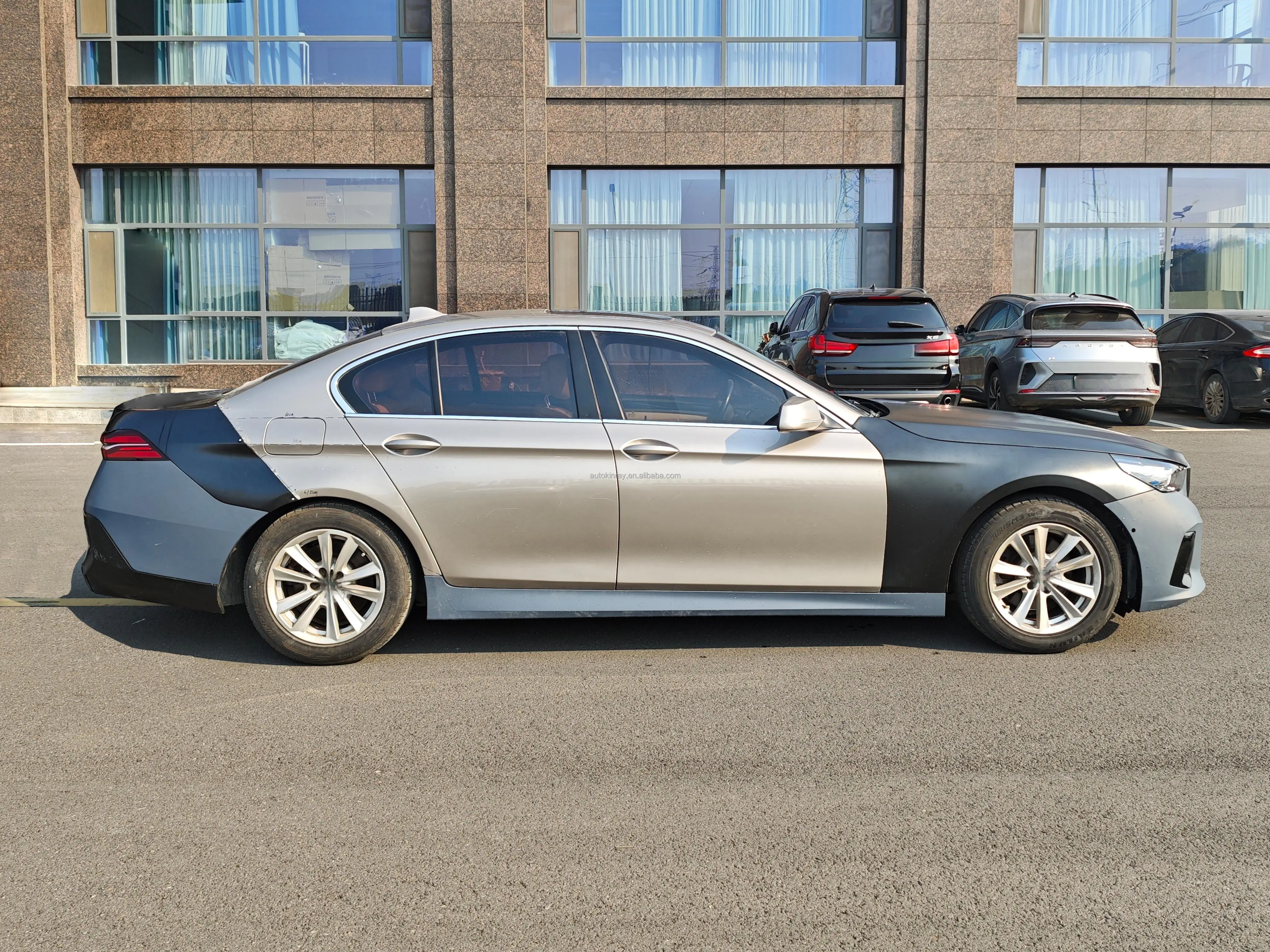 تعديل جودة عالية لـ 5series Facelift F10 F18 (10-17) يتغير إلى G60 LCI M-tech 2025 Bodykit 1:1 مصباح أمامي LED لصندوق السيارة