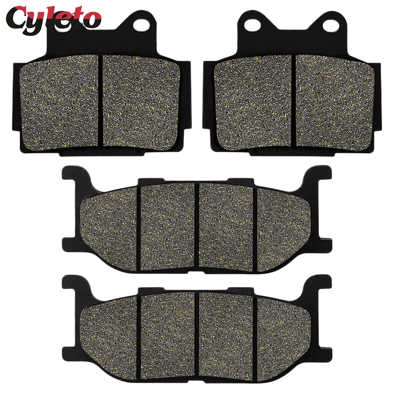 Cyleto Motorcycle Accessories Front or Rear Brake Pads for Yamaha XJ600 XJ600N XJ600S Diversion XJ 600 N S 1992 1993 1994-1997