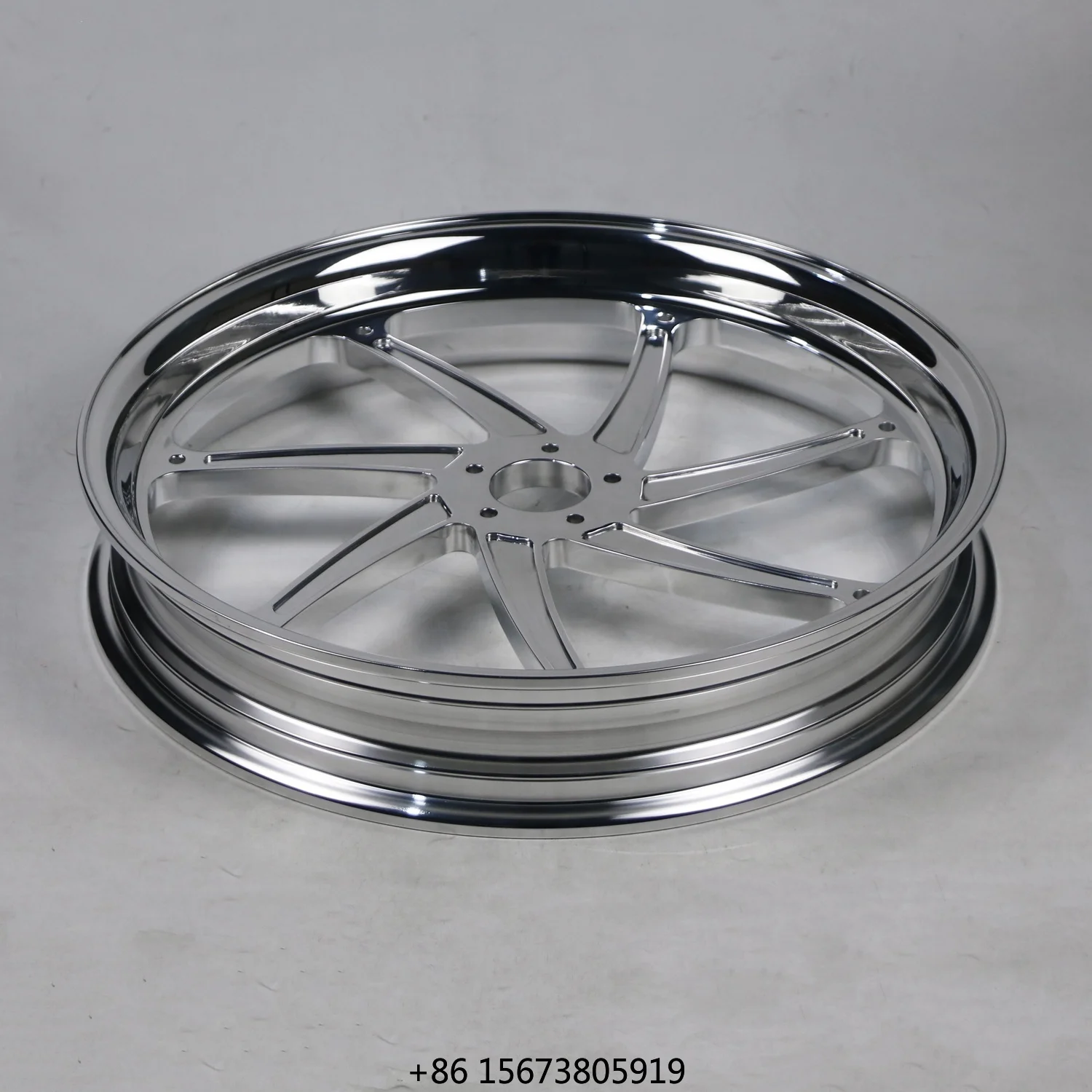 

18x4.25 19x3.0 Forged Motorcycle Wheel Anodize Black