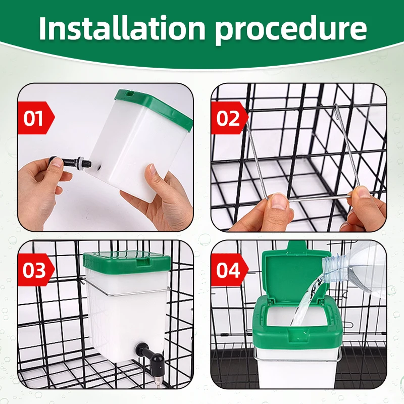 ขวดน้ำกระต่าย 500 มล./1000 มล. ไม่หกเลอะเทอะ ขวดน้ำสำหรับสัตว์เล็ก ขวดนมแบบจุกนมสำหรับสัตว์ฟันแทะ กระต่าย/เฟอร์เร็ต/แฮมสเตอร์/หนูตะเภา