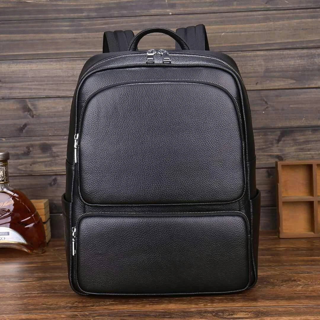 

Новинка 2026: Модный мужской рюкзак из натуральной кожи (коровья кожа) для студентов, роскошный рюкзак для ноутбука