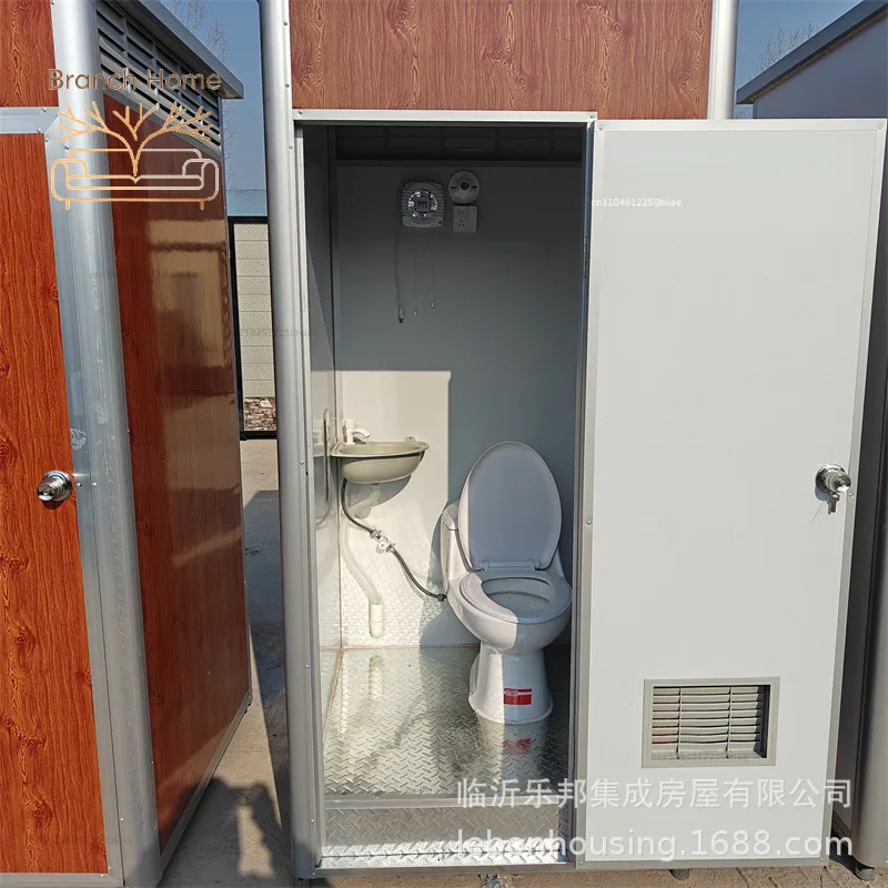 DSA single mobile toilet quick assembly site temporary toilet outdoor modular container toilet manufacturer wholesale