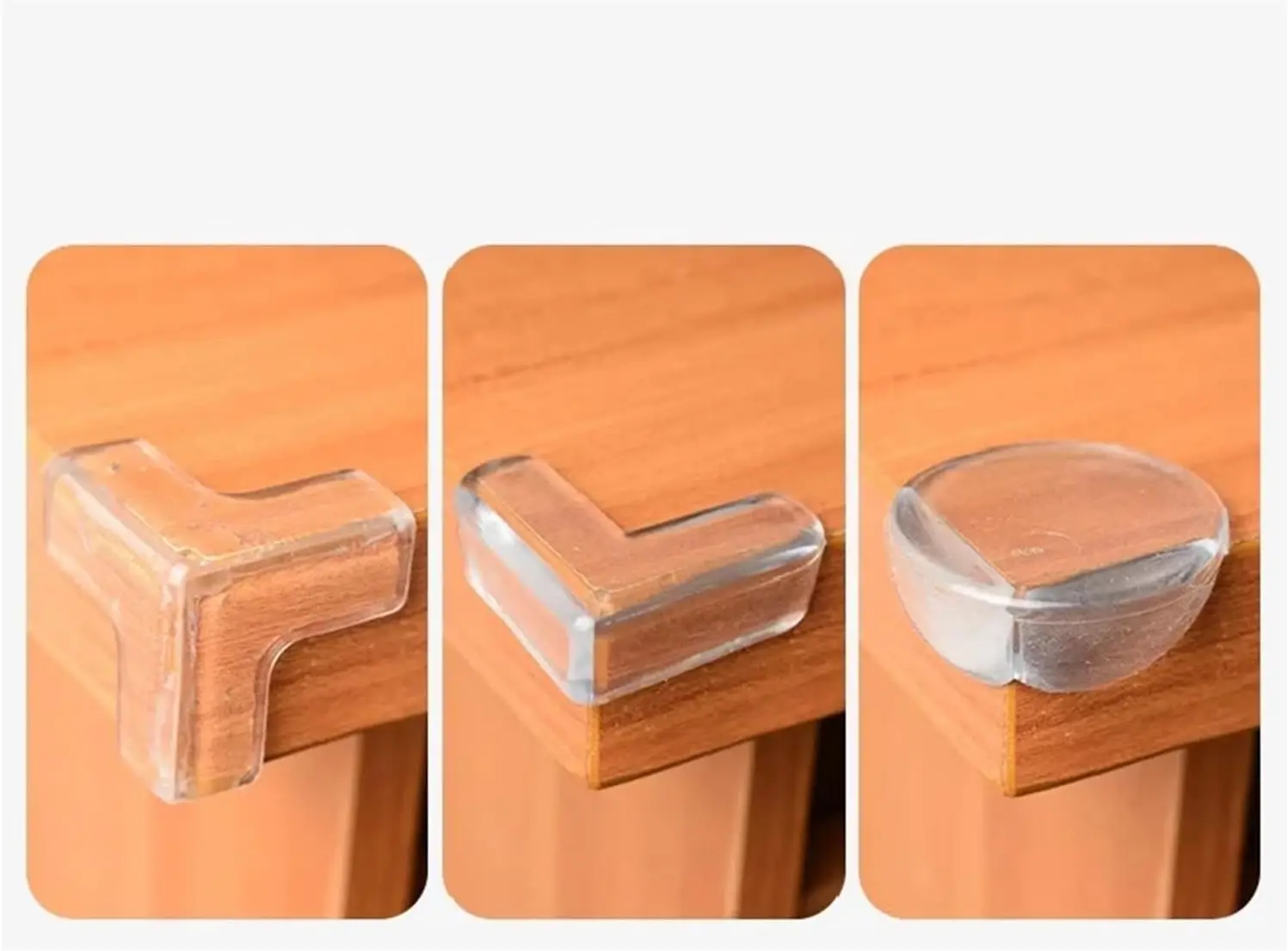 

4/10pcs Baby Safety Corner Silicone Protector Table Soft Transparent Children Anti Collision Corner Edge Protection Guards