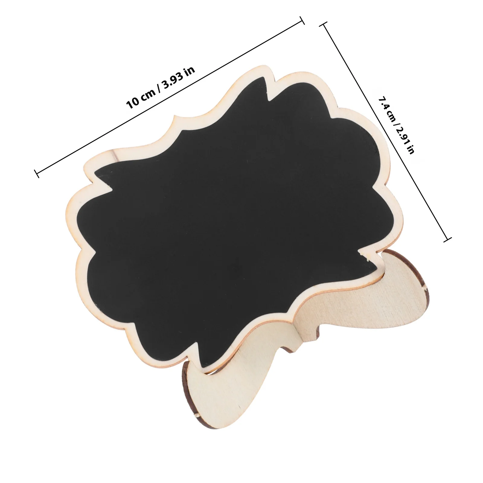 10Pcs Mini Chalkboard Signs Wooden Small Chalk Boards Food Display for Party Buffet Table Numbers Wedding Food Signs for Party