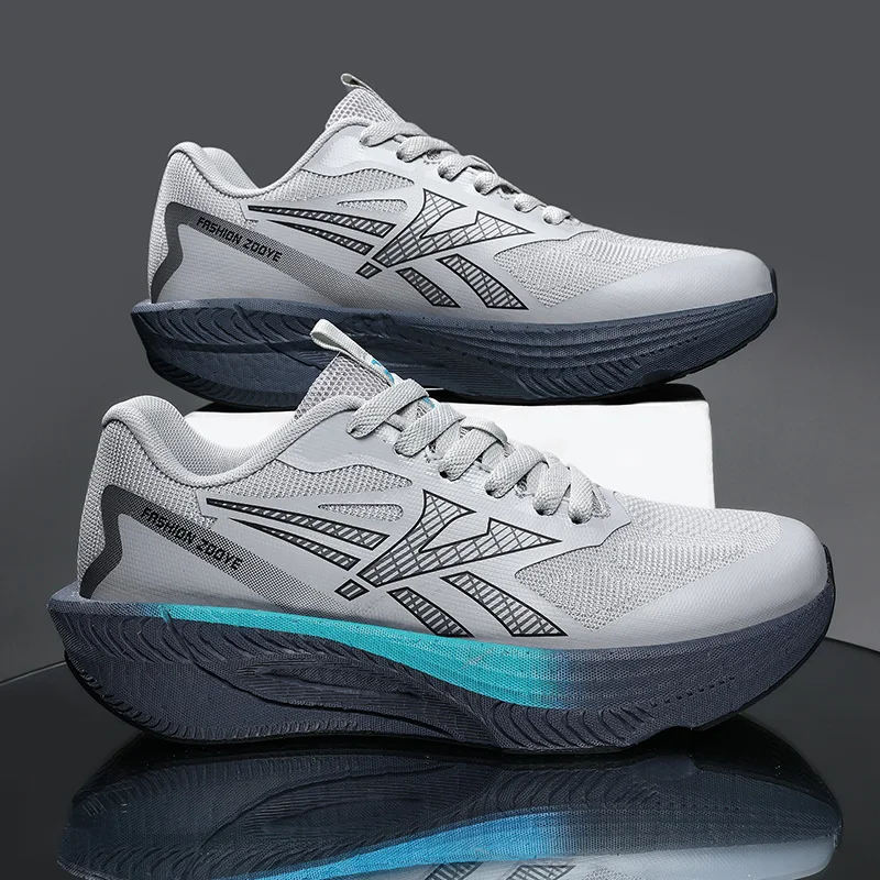 Men Sneakers Mesh Comfort Tennis Shoes 2026 Men's Running Carbon Board 3.0 Cushion Sports Training Jogging Speciality Jog Shoes