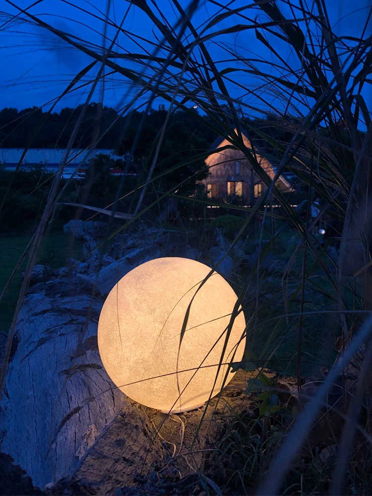 Outdoor Led Ball Lights Moon Lamp Rechargeable Led Ball Light Outdoor/Indoor For Garden Path Way