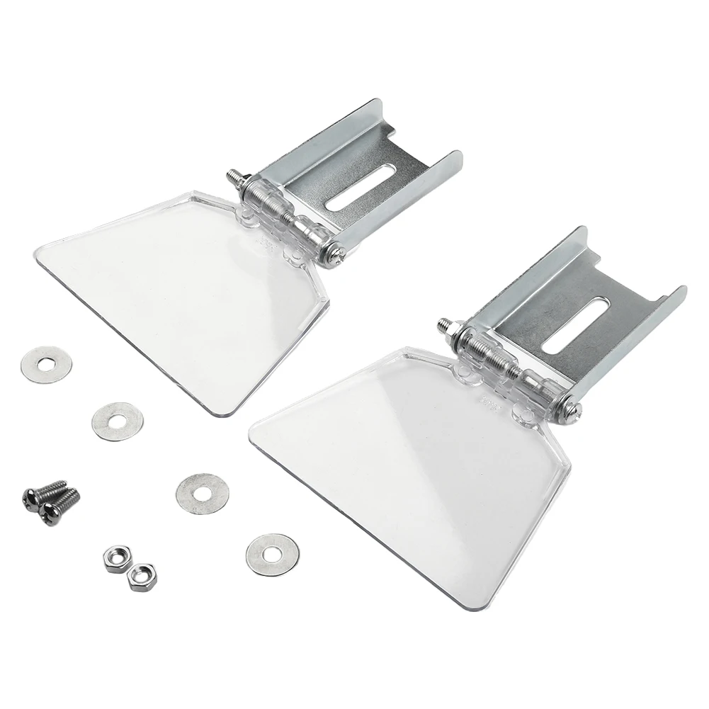 2pcs Grinder Shield ABS Transparent Guards Cover With Screw Grinder Machine Accessories Replacement Protection Shield