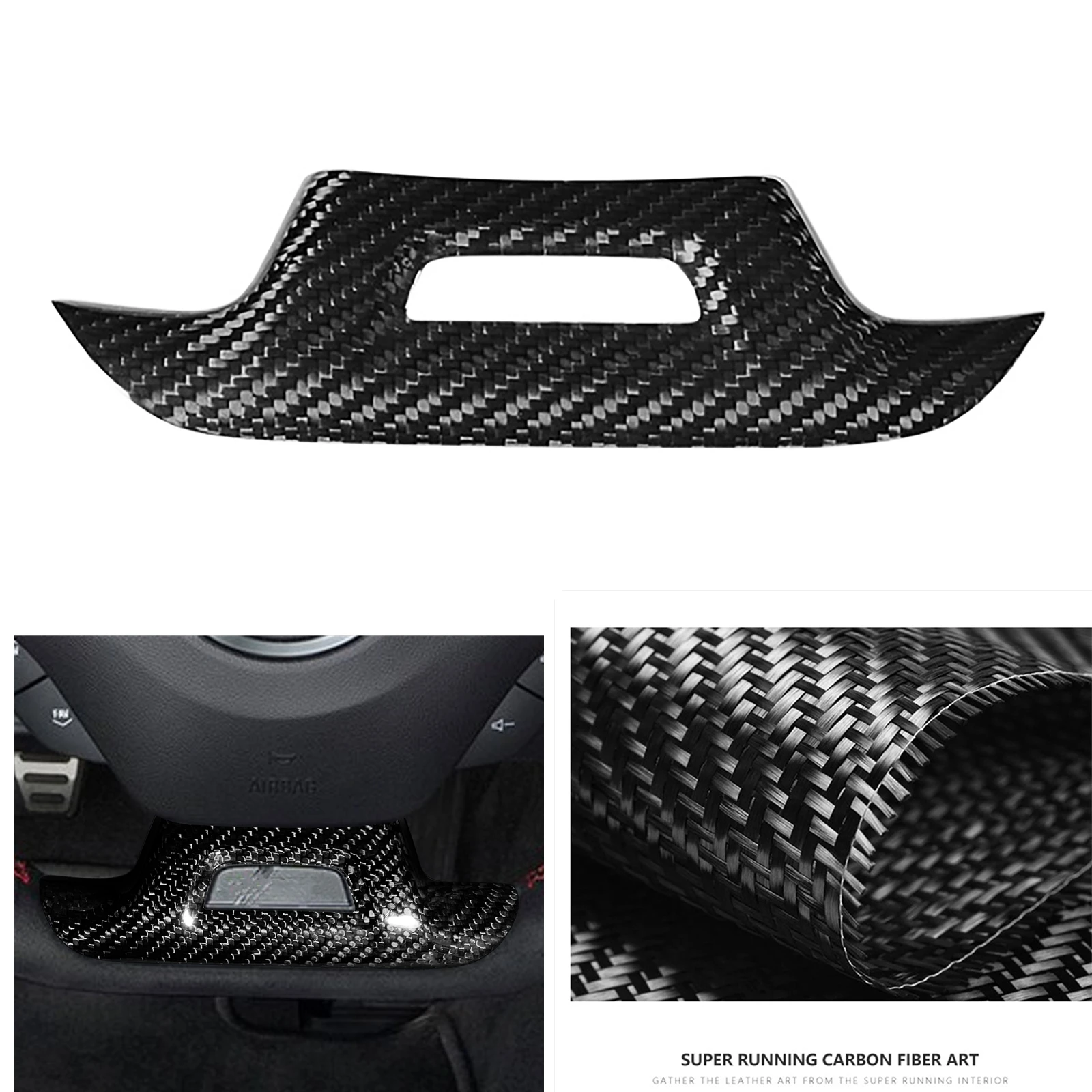 Interior Gear Steering Wheel Panel Cover Trim Handlebar Decor For Chevrolet Camaro 2016-2024