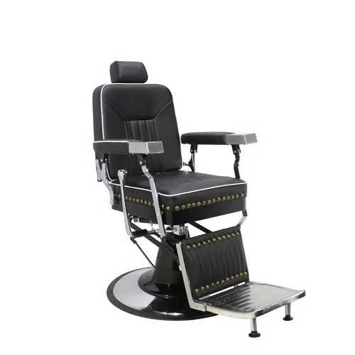 Retro Oil Hair Barber Chair Men's Hair Salon Hairdresser Chair Hair Salon Can Be Raised And Lowered To Lie Down Chair